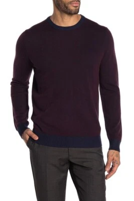 $155 Тоскано, ворота длинным рукавом свитер, полночь, L - Изображение 1 из 2