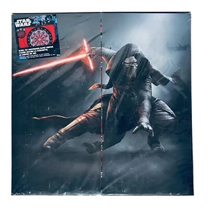 Star Wars Kylo Ren Double Sided Dartboard + 6 Steel Tip Darts SEALED NEW Disney - Picture 1 of 3