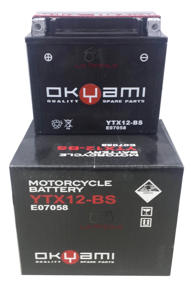 Batterie OKYAMI YTX12-BS 12 V 10 Ah Suzuki Vz Marauder 800 1997-2002 Foto 1 de 1