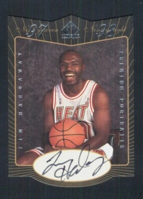 1997-98 SP Authentic Tim Hardaway Premium Portraits HOF auto 1:1528 RARE Heat - Image 1 of 2