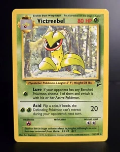Pokémon TCG - VICTREEBEL - 32/130 - RARE - UNLIMITED - BASE SET 2 (2000) - NM - Picture 1 of 1