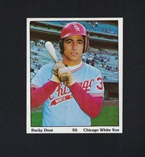 1975 SSPC Puzzle Backs BUCKY DENT Chicago White Sox (4 1/4" X 3 1/2") MINT