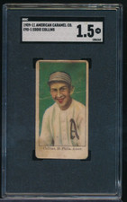 1909 American Caramel E90-1 EDDIE COLLINS SGC 1.5 HOFer Philadelphia A's