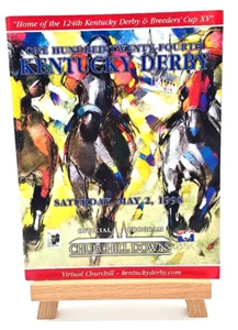 1998 Kentucky Derby Horse Racing Program 124th Running, May 2nd 1998 - Picture 1 of 3
