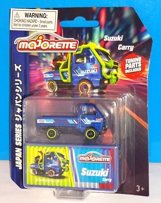 Majorette Deluxe Cars Japan Series w/ Tuning Parts Suzuki Carry Blue - Image 1 of 4