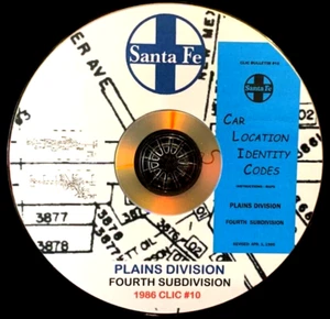 Atchison Topeka & Santa Fe 1986 Plains Div. Fourth Sub CLIC#10 PDF Pages on DVD - Picture 1 of 6