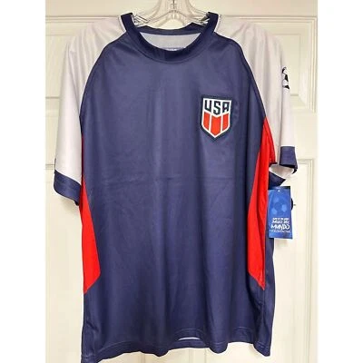 Camiseta de fútbol del equipo de Estados Unidos L Juego Del Mundo  Foto 1 de 2