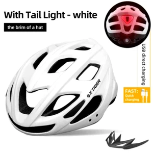 X-TIGER Fahrradhelm mit LED-Licht Für Männer &Frauen MTB Rennrad mit Krempe Helm - Bild 1 von 18