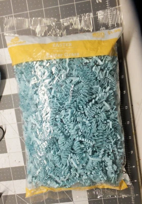 Papel arrugado decorativo Shred Bule, una bolsa de: 3 oz (85 g), (NUEVO) Foto 1 de 4