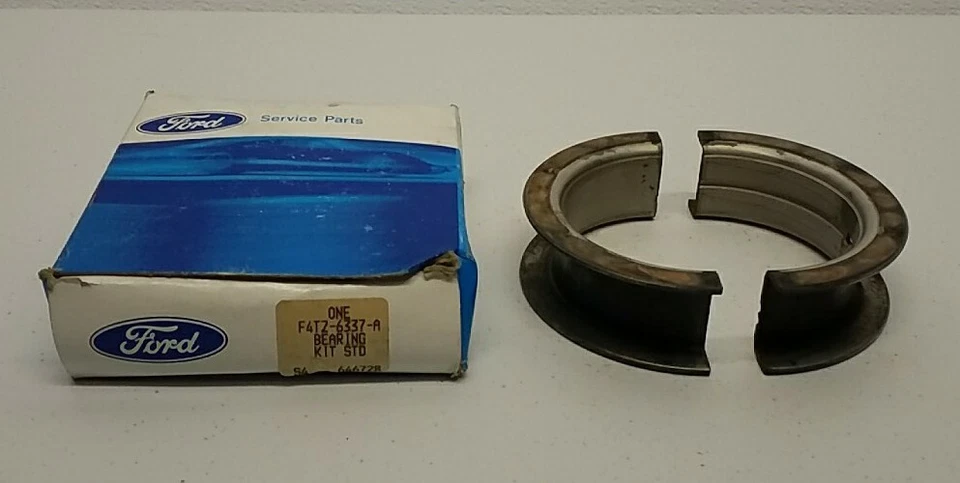 Kit de cojinete principal del cigüeñal del motor Ford F4TZ-6337-A cojinete F4TZ-6337-A Foto 1 de 4