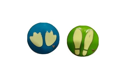 2 of 4 Hidden Mickey Feet Pins, Disney - Image 1 of 4