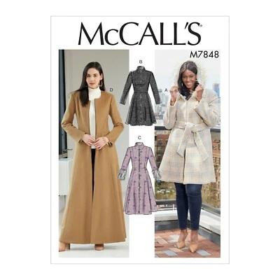 McCalls Sewing Pattern M7848 - Jacket - Coat - Flared Down - Image 1 of 4