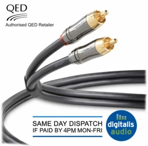 QED RCA Audio Cable Performance Audio Graphite Interconnect 60cm 1m 3m 0.6m - Picture 1 of 12
