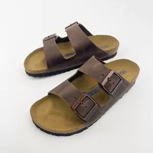 Birkenstock Arizona Habana Oiled Leather Casual Comfort Sandals Unisex's shoes - Picture 1 of 9