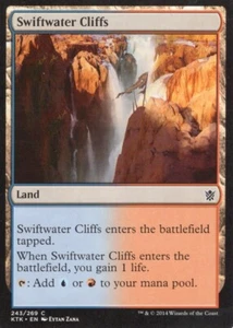 2X SWIFTWATER ACANTILADOS 243/269 KHANS OF TARKIR MTG MAGIC LP X2 - Imagen 1 de 1
