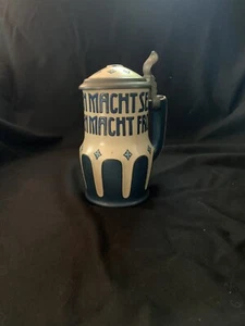 Beautiful! 1920/30s Mettlach Art Nouveau Catalog 3240 .5 Liter Beer Stein - Picture 1 of 9