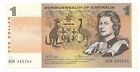 Australia One Dollar $1 Phillips Wheeler Commonwealth R.74 aUnc Note QEII