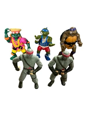 Teenage Mutant Ninja Turtles TMNT Lot Of 5 Action Figures 1992 Vintage - Image 1 of 4