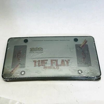 LOTE DE 4 MARCO DE MATRÍCULA CRUISER 76100 TUF ESCUDO PLANO, TRANSPARENTE Foto 1 de 4