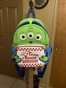 Disney Pixar X Loungefly Toy Story Alien Pizza Planet Mini Backpack Pre-owned