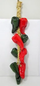 Kitchen Ceramic Large Chili Peppers Decoration - Picture 1 of 8