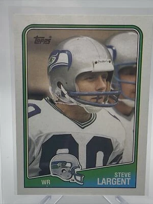 1988 Topps Steve Largent Football Card #135 Mint FREE SHIPPING - Image 1 of 3