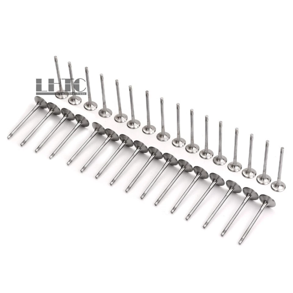 Juego de 32 válvulas de escape de admisión entrada salida para VW AUDI A6 A8 Q7 4,2 L V8 BAR BVJ Foto 1 de 4