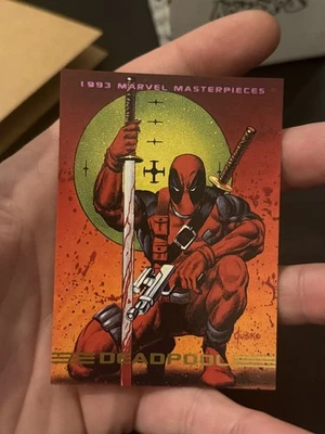 Vintage 1993 Marvel Masterpieces DEADPOOL #55 SkyBox Card Great Condition - Image 1 of 3