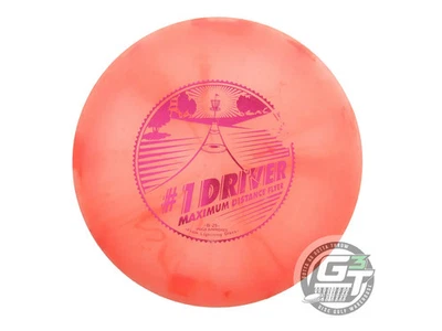 USED Lightning Standard #1 Driver 142g Orange FLOATS Fairway Driver Golf Disc - Image 1 of 2