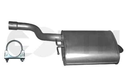 Silencieux Arriere+ pour BMW 5 E39 2.0 2.2 2.5 2.8 3.0 1998-2003 - Photo 1/1