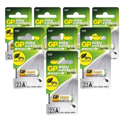 8x Batería Alcalina Super Gp 23A A23 Mn21 V23Ga 12V 1Bl China - Imagen 1 de 4