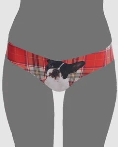 Commando Women's Red Photo Op Classic Thong Underwear Size M/L - Picture 1 of 2