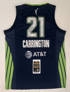 DiJonai Carrington Signed Dallas Wings Jersey JSA COA - Picture 1 of 2