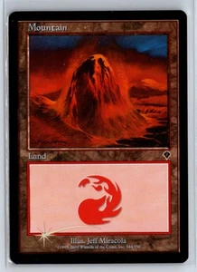 FOIL Mountain 344 Invasion Common – MTG Magic the Gathering Card - Picture 1 of 5