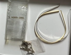 Small Lot Of Hair Bands, Hair Combs And Hair Clips. New - Picture 1 of 3