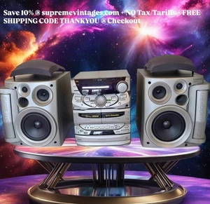 Kenwood XD-A8 Component 300W Total 3 CD Changer 2 Cassettes AM/FM Tested - Picture 1 of 9