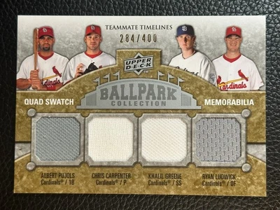 2009 Upper Deck Ball Park 系列 #274 Albert Pujols Ryan Ludwick /400 球衣 — 第 1/2 张图片