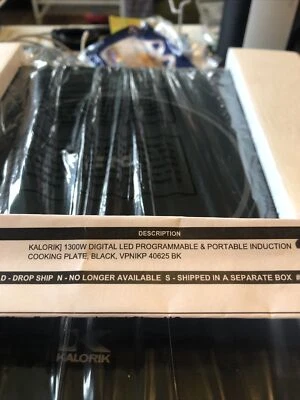 KALORIK Touch Induction Cooking Plate & Bluetooth Meat Thermometer - Image 1 of 4