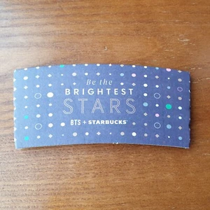 Starbucks BTS Cup Holder coffee cup sleeve Limited Edition goods Korea - Picture 1 of 1