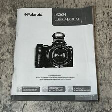 Polaroid IS2634 User Manual ONLY For Camera Optical  26X Zoom 2014