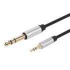 3.5mm to 1/4 inch Cable Stereo AUX Jack Adapter Cable for Cellphone Guitar