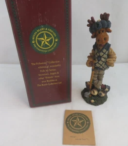 Boyds Bears & Friends Folkstone Collection Ziggy The Duffer Moose Golfer 1997 - Imagen 1 de 5