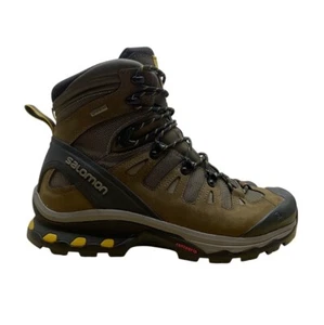 Salomon Mens Dark Green Quest 4D 3 GTX Waterproof Ortholite Hiking Boots Sz 10 - Picture 1 of 8
