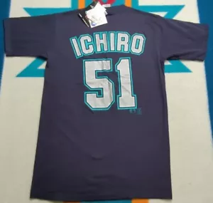 NWT Vintage Ichiro Suzuki Seattle Mariners Jersey Shirt 2001 NEW #51 Youth XL - Picture 1 of 7