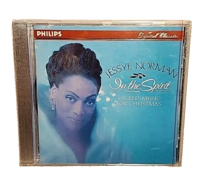 JESSYE NORMAN "IN THE SPIRIT" Sacred Music For Christmas 1996 CD SEALED  Foto 1 de 4