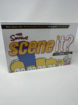 The SIMPSONS Scene it?  DVD Board Game - Brand NEW - MATTEL 2009 - Image 1 of 3