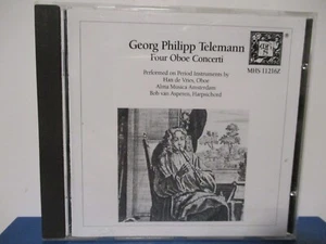 Telemann - Four Oboe Concerti - CD - MINT condition - E22-2344 - Picture 1 of 2
