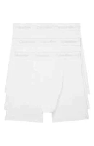 Calvin Klein Mens Size Large White Classic Boxer Briefs Underwear 3 Pairs L77713 - Picture 1 of 4