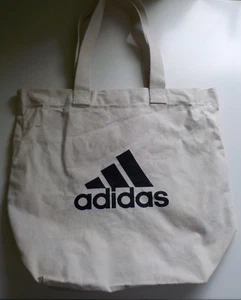Adidas Shopper Jute-Tasche Jutebeutel Tragetasche Canvas Organic Cotton OffWhite - Bild 1 von 6