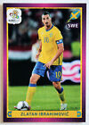 PANINI Soccer Sticker Card ZLATAN IBRAHIMOVIC in Action No. 454 EURO 2012